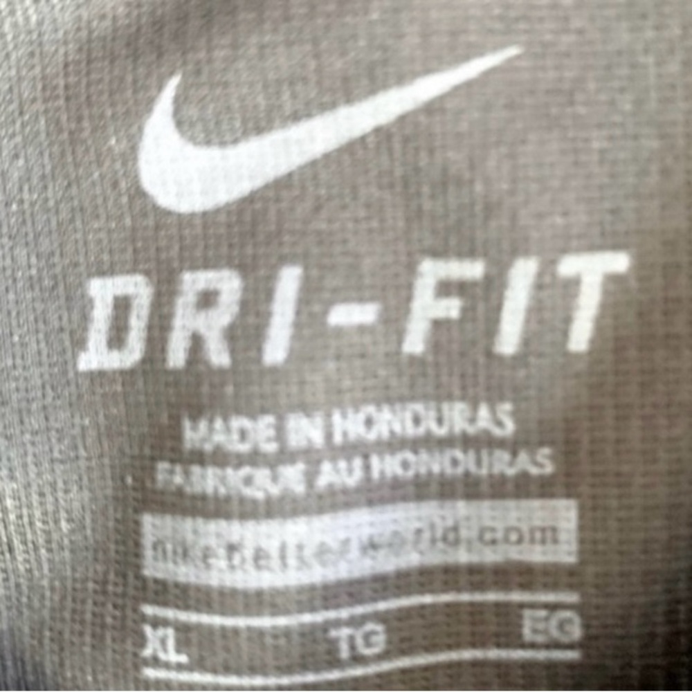 Nike Black Polo Shirt with White Trim Sz XL - Picture 4 of 4